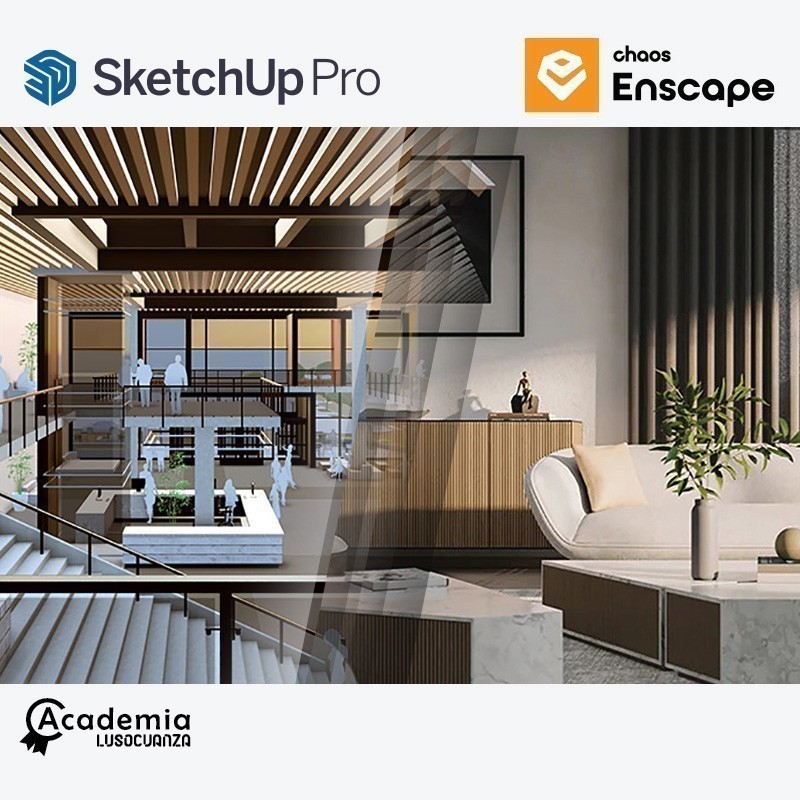 Curso SketchUp Pro + Enscape (31,5 horas)