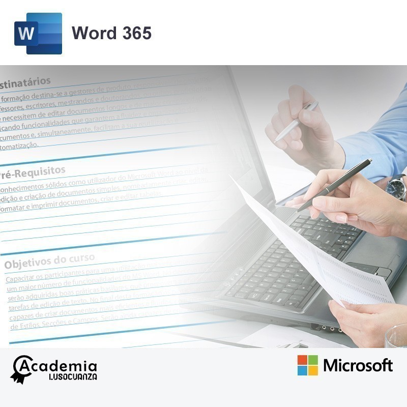 Curso MS Word 365 - Documentos Eficientes (12 horas)